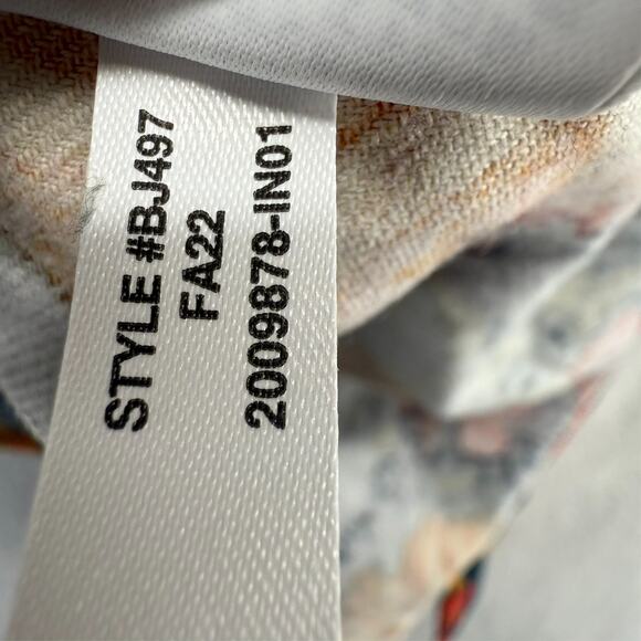 J Crew Shirt Men's Large Colorful Midweight Flannel Work All over Vibrant Summer - Picture 11 of 12